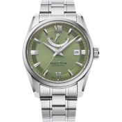 Resim Orient Star RE-AU0107E00B Kurmalı Otomatik Çelik Gri Yeşil Kadran 10 Atm 39 mm Erkek Kol Saati 