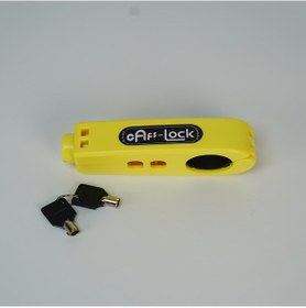 Resim Xuweiwei 1 Adet Sarı Ağır Hizmet Abs Çanta Kilidi Mekanik Kontrollü Bisiklet Ve Motosiklet Güvenlik Kilit 