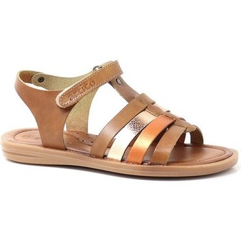 Kiko Kids Cırtlı Yürüyüş Kız/Erkek Çocuk Sandalet 200 Pudra - Yeş Pudra