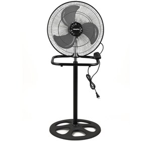 Resim Vadi Metal Gövdeli Ayaklı 3in1 Vantilatör - 3 Kademeli Sessiz Sanayi Tipi Yüksek Hızlı Fan 54W 