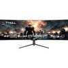 Resim Thull TJ-DFHD49C-144 Ultraview 49" 6 MS 144 Hz 3840x1080 DFHD 1xHDMI-DP-Type-C-USB VA Frameless R1800 Oyuncu Monitörü 