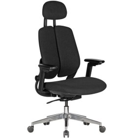 Resim Casella Bonita Döşemeli Yönetici Koltuğu Ofi S Koltuğu Ergonomik, Şık Ve Fonksiyonel Bonita 05 Siyah 