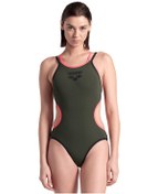 Resim One Double Cross Back One Piece Kadın Yeşil Yüzücü Mayosu 004732355 1525934 Yeşil 