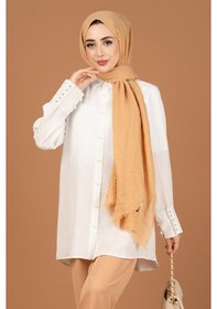 Resim Sevitli Kolu Taşlı Tunik-beyaz-2204-beyaz Beyaz 