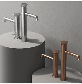 Resim Teska E 5526 Arte Leo L Lavabo Bataryası Krom 