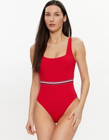 Resim Tommy Hılfıger Kadın Mayo Uw0uw05295-xlg Kırmızı 