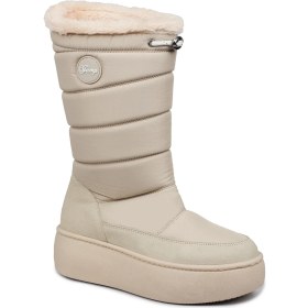 Resim Jump 60116 Suya Dayanıklı Kaydırmaz Taban Bej Kadın Kar Botu 