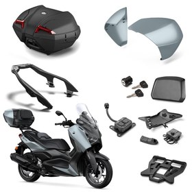 Resim Yamaha XMAX 250 Ceramic Gray Arka Çanta Seti Anahtarsız 45 LT (2025-2026) - BMEF840E1100 