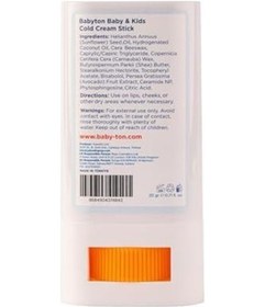 Resim Babyton Doğal Cold Stick Nemlendirici Ve Besleyici 20 Gr 