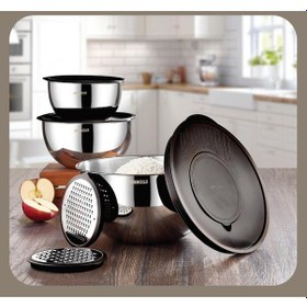 Resim Amboss Siyah 9 Parça Kase Takımı Sat-802 