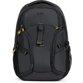 Resim Dada Motorcu Sırt Çantası Su Geçirmez Kumaş Ortopedik Sırt Darbe Emici Koruma 15,6 Inç 