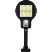 Resim CL-182-6 Hareket Sensörlü 48 Cob Ledli Solar Sokak Lambası 