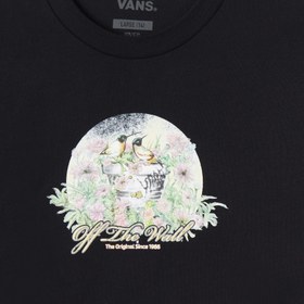 Resim Vans Birdsong Relaxed Crop Ss Çocuk Siyah T-Shirt 