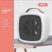 Resim HZSTR Taşınabilir Elektrikli Isıtıcı 500W Mini Ev Elektrikli Isıtıcı Fan Masaüstü Sıcak Hava Isıtıcı Isıtıcı Fan Isıtma Makinesi Aşırı Isınma Koruması (Yurt Dışından) 