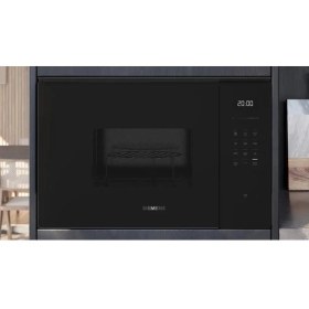Resim Siemens BE525LMB2 Siyah Ankastre Mikrodalga Fırın iQ500 