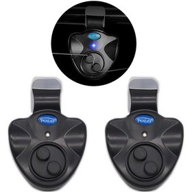 Resim Adet Elektronik Balık Isırığı Alarmı Sesli Led Işık Göstergeli Balık Isırığı Alarmları 