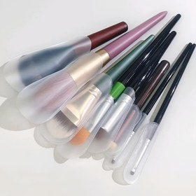 Resim 5 Parça EVA Makyaj Fırçası Seti, Toz Geçirmez Koruyucu Kılıf ile Makyaj Araçları için Kokusuz Tüy Bırakmayan Çanta Aksesuarları 