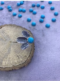 Resim Turkuaz Taşlı Gümüş Yüzük 925 Ayar Doğal Taş - 203858037 