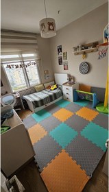 Resim Affectione Tatami Minderi 3 Adet Fiyatıdır 3 Eşit Renk Gönderilecek Gri, Su Yeşili, Turuncu 13Mm 50X50 