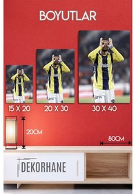 Resim Metal Baskı Sporcu Tablosu - Yusuf En-nesyri 