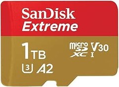 Resim Sandisk Extreme SDSQXAV-1T00-GN6MN 1 TB Micro SDXC Hafıza Kartı 