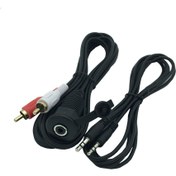 Resim BK Teknoloji Su Geçirmez Panel Tipi 2/rca To 3.5 mm Aux Kablo 