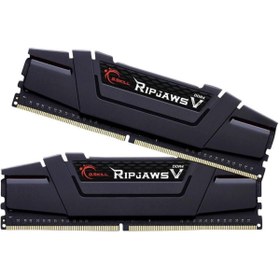 Resim G Skill G.skill Ripjawsv 16gb (2X8GB) 3200mhz Ddr4 Soğutuculu Cl16 F4-3200c16d-16gvkb Siyah Pc Ram 