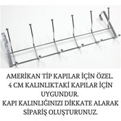 Resim BY POLAT Krom Kapı Arkası Askısı 