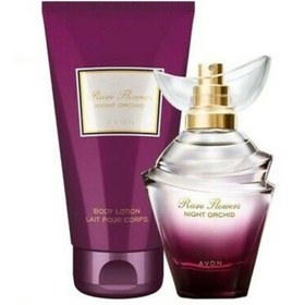 Resim Avon Rare Flowers Night Orchid Parfüm Ve Vücut Losyonu Seti 