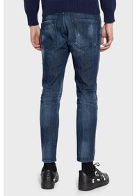 Resim Dsquared2 Erkek Kot Pantolon S71lb1592 S30342 470 Lacivert Lacivert 