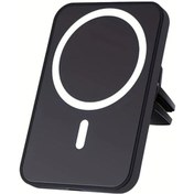 Resim Turcoshop11 Siyah 15w Hızlı Şarj Kablosuz Araç Şarj Cihazı Taşınabilir Usb Güç Kaynaklı Pilsiz 