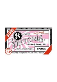 Resim Viktoria Toz Kumaş Boyası 1 Pembe 