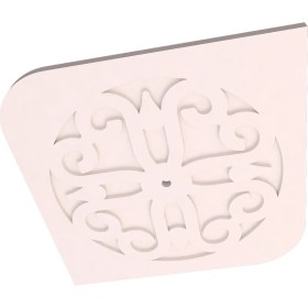 Resim Motifpiyer Lamba Tavan Göbeği-54-Kare-Dik-Oval-56 x 56 cm-2 Adet 