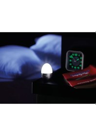 Resim Troıka Yumurta Şeklinde Led Işıklı Gri Anahtarlık 