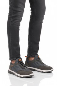 Resim WALKWAY Füme Elastik Bağcıklı Hafif Esnek Erkek Spor Ayakkabı Dong 2534 M 