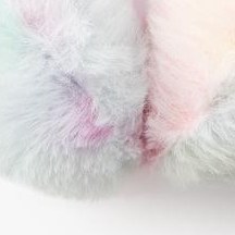 Resim Kız Çocuk Peluş Koruyucu Kulaklık Unicorn Temalı 
