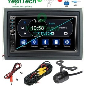 Resim EXVOL Renault Megane 2 Uyumlu Kıngwın 7 Inch Kamera Hediye Double Teyp Bluetoth Usb 