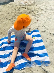 Resim Ella Bonna Kaydırmaz Taban, Unisex Bebek, Çocuk Deniz Ayakkabısı, Havuz Patiği, Turuncu 