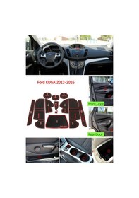 Resim Ford Kuga 2013 2016 Araç Içi Silikon Kaymaz Ped Kaplama Seti (547223693) 