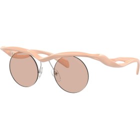 Resim Prada PR A18S (18Q4I2) 43 | Unisex Bej Güneş Gözlüğü 