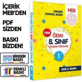 Resim İnformal Yayınları 2026 LGS MEB Çalışma Soruları Soru Bankası ÖDM 8.Sınıf Çalışma Kitabı 1 BASKI ÜCRETİ 
