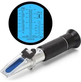 Resim Lidyahan Store Glikol, Antifriz, Soğutucu ve Akü Asidi Için Antifriz Refraktometresi. Otomobil Antifriz ve Akü Akışkan Durumunun Donma Noktasını Ölçmek Için Antifriz Test Cihazı 