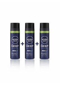 Resim Nivea Deep Dimension Tıraş Köpüğü 200 Ml X 3 Adet 