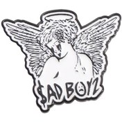 Resim Qıhe Jewelry Retro Meksika Emaye Rozet Pin - Beyzbol Şapkası Aksesuarı Mavi Beyaz Çinko Kaplama 