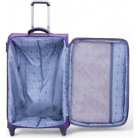 Resim U.s. Polo Assn. Mor Kumaş Unisex Büyük Boy Valiz Plvlz22817a-b Mor 