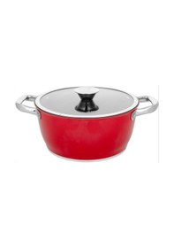 Resim Aryıldız Trendy İnduction Prestige 20 CM Derin Tencere - Kırmızı 