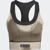 Resim Adidas HR8171 X Marimekko Running Pocket Spor Bra Siyah Siyah S 