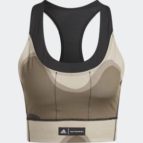 Resim Adidas HR8171 X Marimekko Running Pocket Spor Bra Siyah Siyah S 