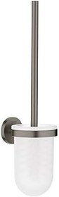 Resim Grohe Tuvalet Fırçalık Essentials Brushed Hard Graphite - 40374AL1 