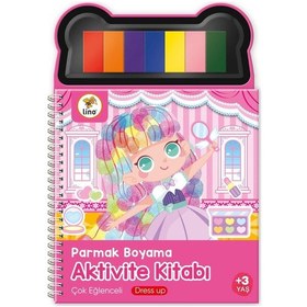Resim Lino Parmak Boyama Aktivite Kitabı - Dress Up 